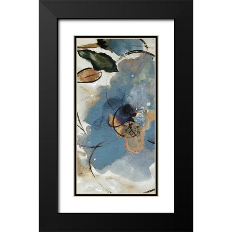 Softly Blushing III Black Modern Wood Framed Art Print with Double Matting by Palmer, Ruther