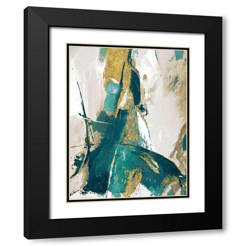 Riviera I Black Modern Wood Framed Art Print with Double Matting by Palmer, Ruth