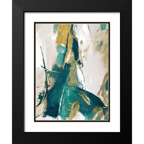 Riviera I Black Modern Wood Framed Art Print with Double Matting by Palmer, Ruth