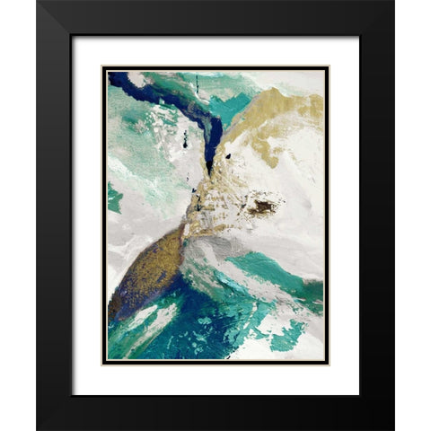 Riviera III Black Modern Wood Framed Art Print with Double Matting by Palmer, Ruth