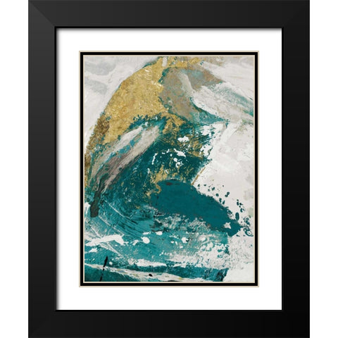Riviera IV Black Modern Wood Framed Art Print with Double Matting by Palmer, Ruth