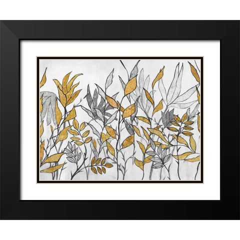 Seedlings I Black Modern Wood Framed Art Print with Double Matting by Palmer, Ruther