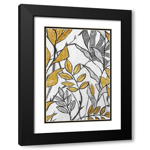 Seedlings II Black Modern Wood Framed Art Print with Double Matting by Palmer, Ruther