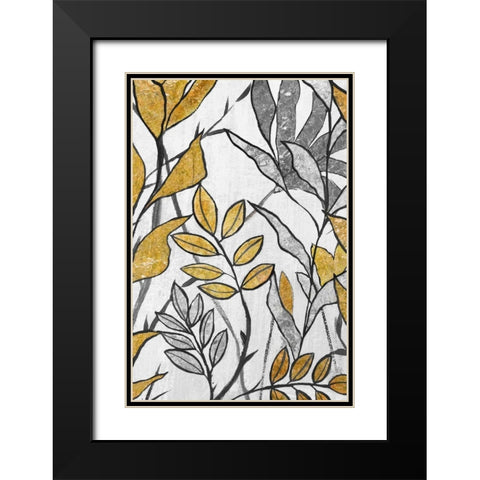 Seedlings II Black Modern Wood Framed Art Print with Double Matting by Palmer, Ruther