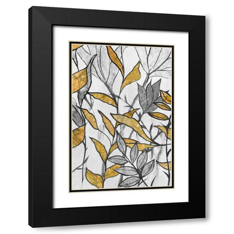 Seedlings III Black Modern Wood Framed Art Print with Double Matting by Palmer, Ruther