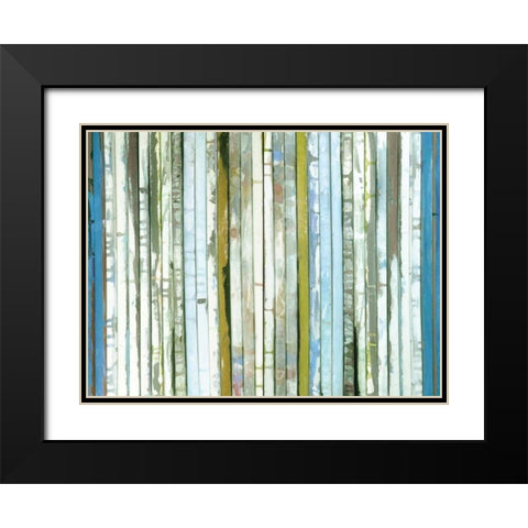 Day at the Beach Black Modern Wood Framed Art Print with Double Matting by Palmer, Ruth