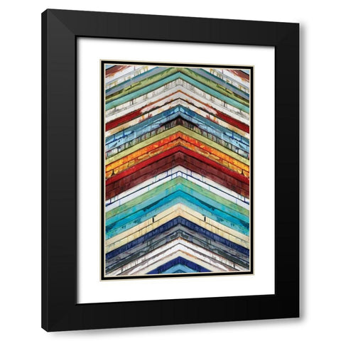 Going Up Black Modern Wood Framed Art Print with Double Matting by Palmer, Ruth