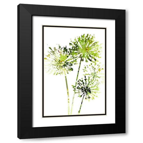 Mystique II Black Modern Wood Framed Art Print with Double Matting by Mountain, Ricki