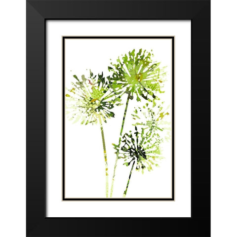 Mystique II Black Modern Wood Framed Art Print with Double Matting by Mountain, Ricki