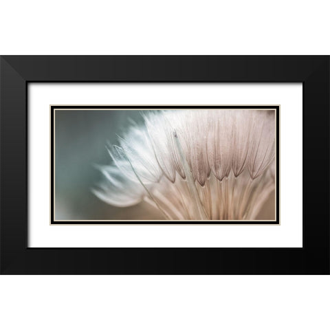 Dalliance I Black Modern Wood Framed Art Print with Double Matting by Schenck, Robert