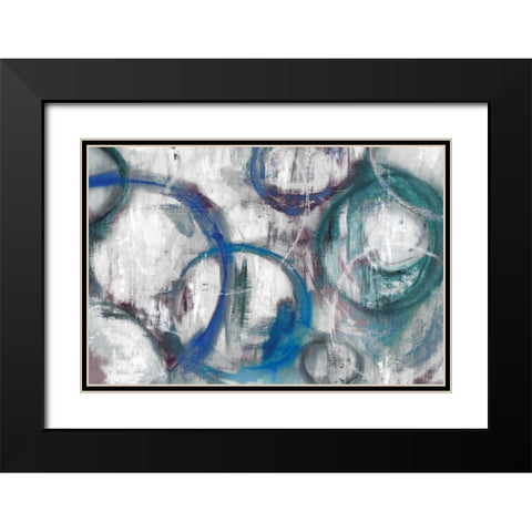 Misty Reflections Black Modern Wood Framed Art Print with Double Matting by Selkirk, Edward