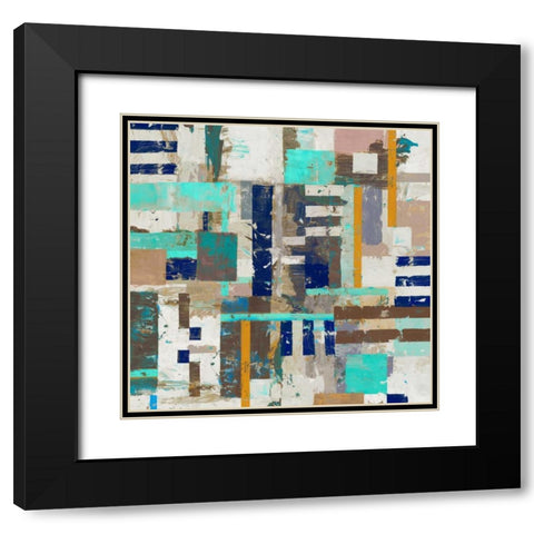 Acres I Black Modern Wood Framed Art Print with Double Matting by Selkirk, Edward