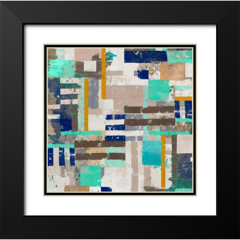 Acres II Black Modern Wood Framed Art Print with Double Matting by Selkirk, Edward