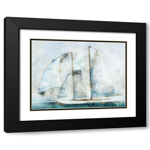 Pastel Hues I Black Modern Wood Framed Art Print with Double Matting by Selkirk, Edward