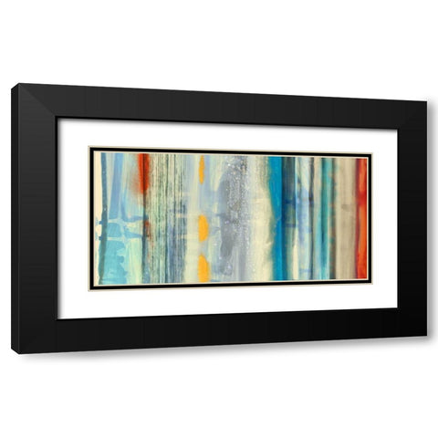 Streaks Black Modern Wood Framed Art Print with Double Matting by Selkirk, Edward