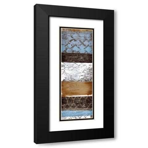 Mosaic II Black Modern Wood Framed Art Print with Double Matting by Selkirk, Edward