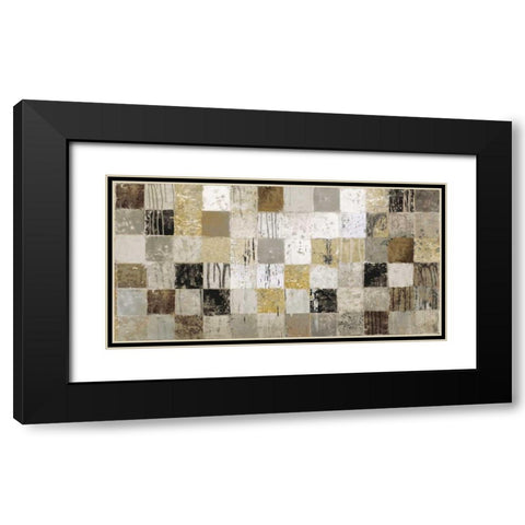 African Mosaic II Black Modern Wood Framed Art Print with Double Matting by Selkirk, Edward