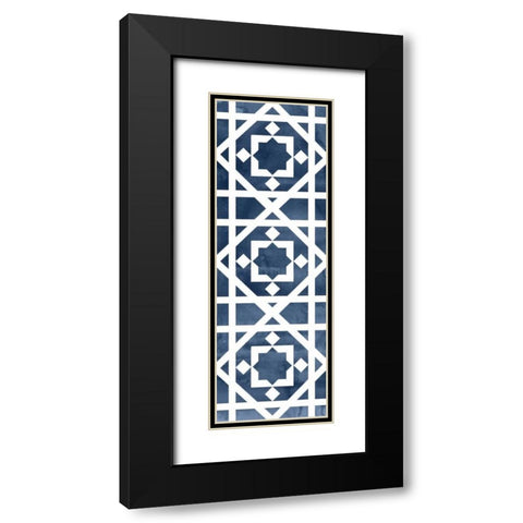 Geocities I  Black Modern Wood Framed Art Print with Double Matting by Selkirk, Edward
