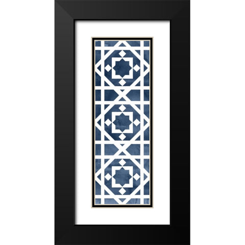 Geocities I  Black Modern Wood Framed Art Print with Double Matting by Selkirk, Edward