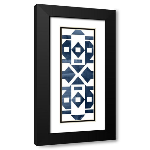 Geocities II Black Modern Wood Framed Art Print with Double Matting by Selkirk, Edward