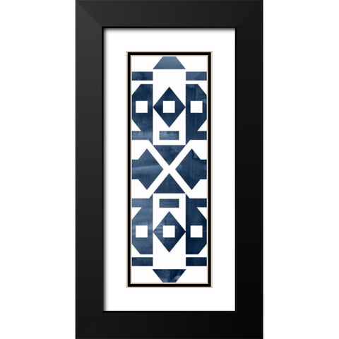 Geocities II Black Modern Wood Framed Art Print with Double Matting by Selkirk, Edward