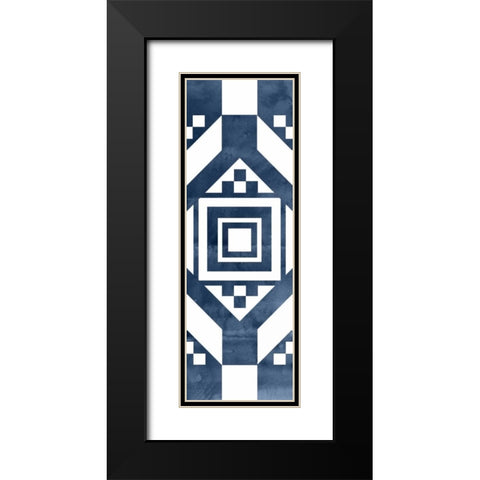 Geocities VI Black Modern Wood Framed Art Print with Double Matting by Selkirk, Edward