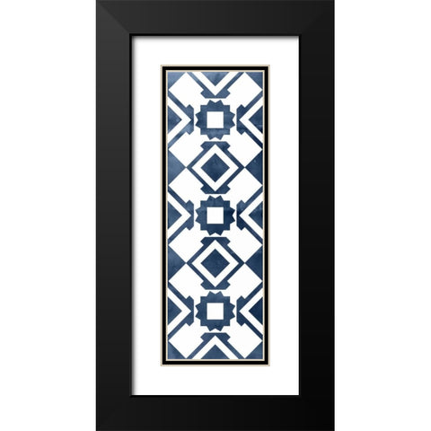 Geocities VII Black Modern Wood Framed Art Print with Double Matting by Selkirk, Edward