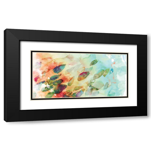 Petals Black Modern Wood Framed Art Print with Double Matting by Selkirk, Edward