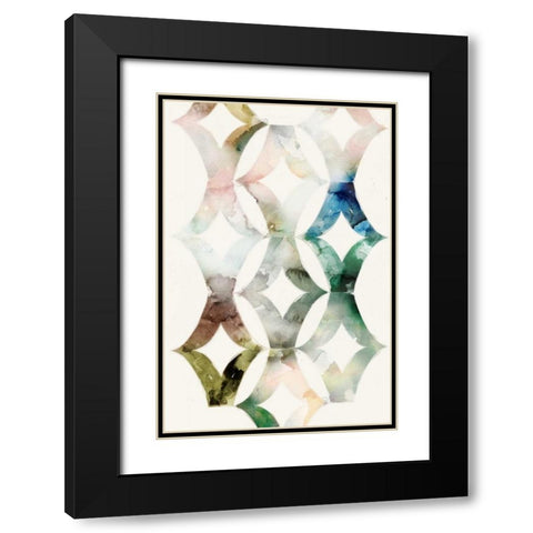 Morocgrahic II Black Modern Wood Framed Art Print with Double Matting by Selkirk, Edward