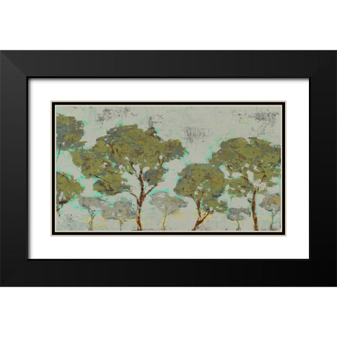 Tree Tranquility Black Modern Wood Framed Art Print with Double Matting by Selkirk, Edward