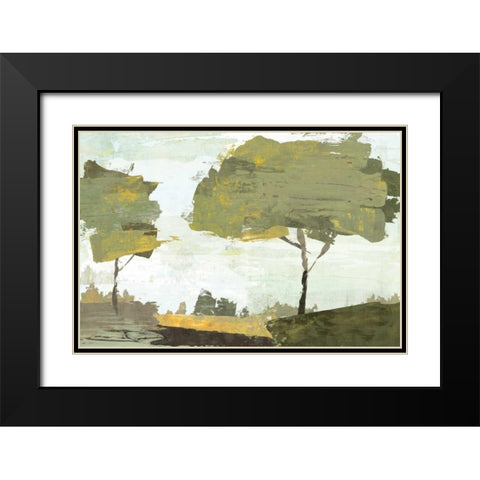 October Sun Black Modern Wood Framed Art Print with Double Matting by Selkirk, Edward