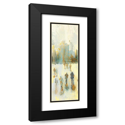 NY Shadows II Black Modern Wood Framed Art Print with Double Matting by Selkirk, Edward