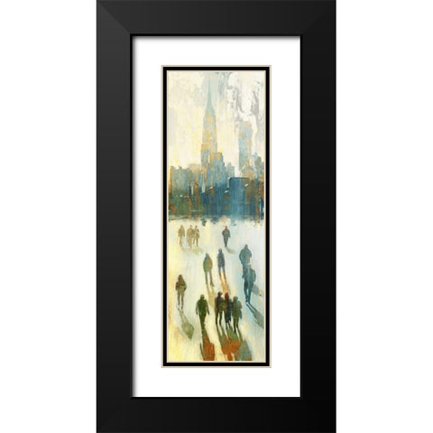 NY Shadows III Black Modern Wood Framed Art Print with Double Matting by Selkirk, Edward
