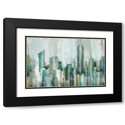 Skyline Black Modern Wood Framed Art Print with Double Matting by Selkirk, Edward