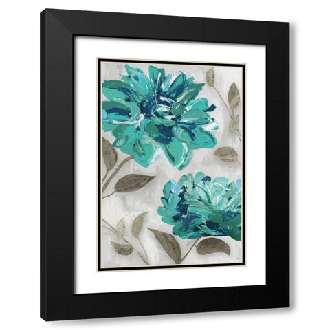 Blooms I Black Modern Wood Framed Art Print with Double Matting by Selkirk, Edward