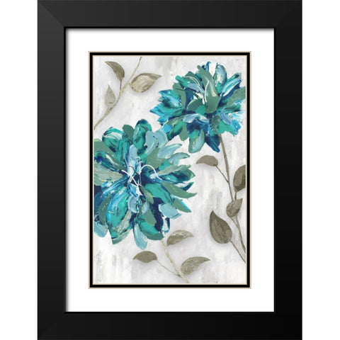 Blooms II Black Modern Wood Framed Art Print with Double Matting by Selkirk, Edward