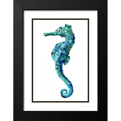 Sea Horse Black Modern Wood Framed Art Print with Double Matting by Selkirk, Edward
