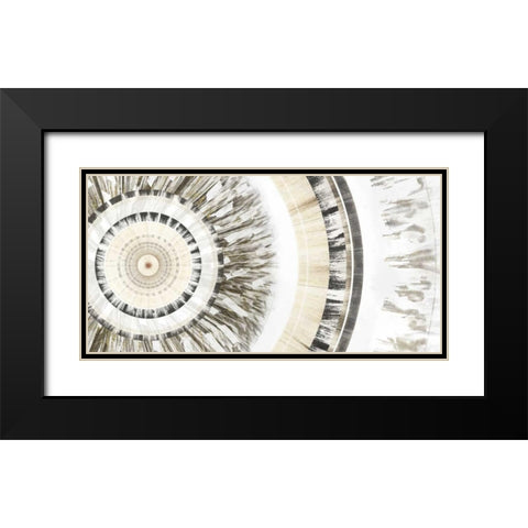 Neutral Motif II Black Modern Wood Framed Art Print with Double Matting by Selkirk, Edward