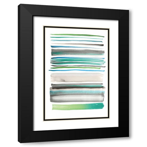 Topaz I Black Modern Wood Framed Art Print with Double Matting by Selkirk, Edward