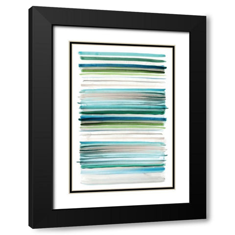 Topaz III Black Modern Wood Framed Art Print with Double Matting by Selkirk, Edward