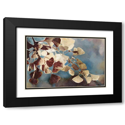 Maroon Blossom Black Modern Wood Framed Art Print with Double Matting by Selkirk, Edward