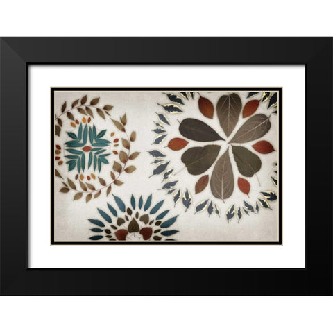 Garland I Black Modern Wood Framed Art Print with Double Matting by Selkirk, Edward