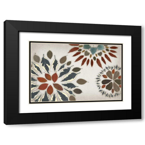 Garland II Black Modern Wood Framed Art Print with Double Matting by Selkirk, Edward