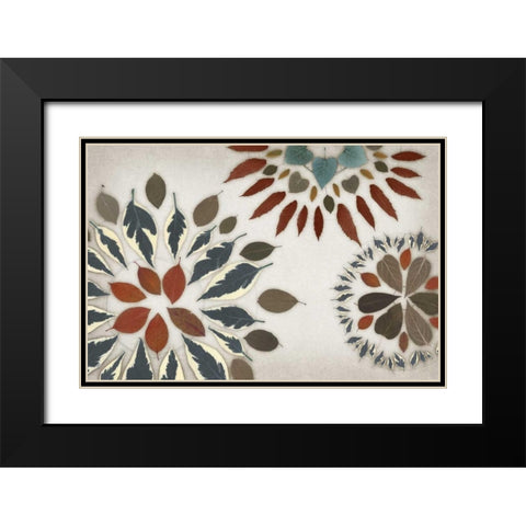 Garland II Black Modern Wood Framed Art Print with Double Matting by Selkirk, Edward