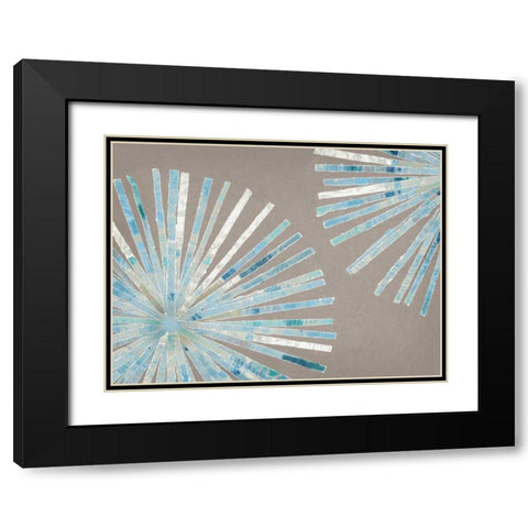 Disk II Black Modern Wood Framed Art Print with Double Matting by Selkirk, Edward