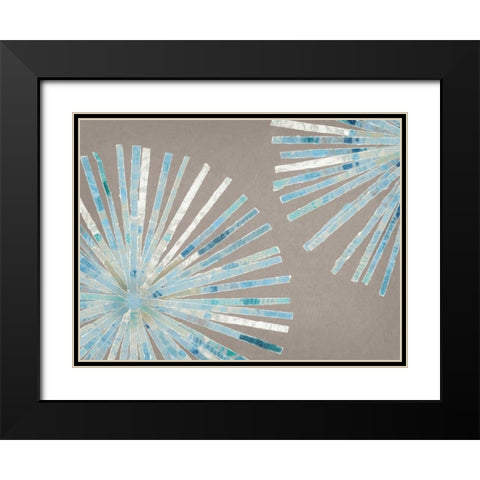 Disk II Black Modern Wood Framed Art Print with Double Matting by Selkirk, Edward