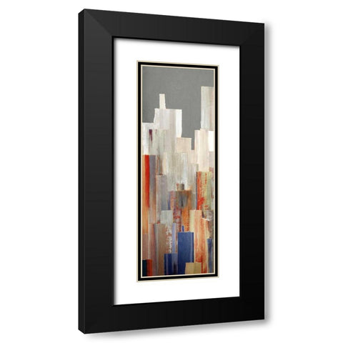 Hilltop Cityscape I Black Modern Wood Framed Art Print with Double Matting by Selkirk, Edward
