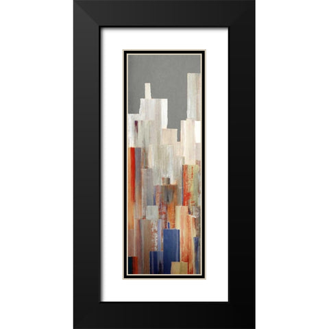 Hilltop Cityscape I Black Modern Wood Framed Art Print with Double Matting by Selkirk, Edward
