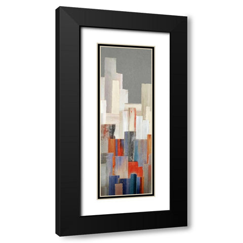 Hilltop Cityscape II Black Modern Wood Framed Art Print with Double Matting by Selkirk, Edward