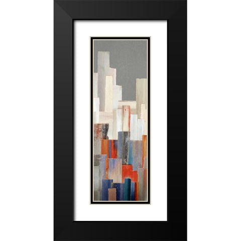 Hilltop Cityscape II Black Modern Wood Framed Art Print with Double Matting by Selkirk, Edward